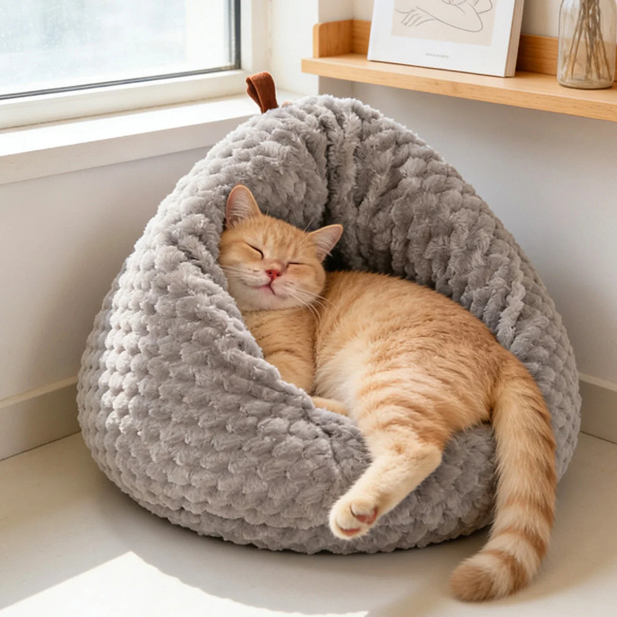 Best Pet Toys™ CozyCat Cave Bed