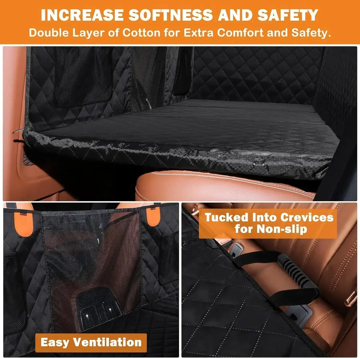 PawMint 2.0™ - Hard Bottom Back Seat Extender + (FREE Dog Bed)