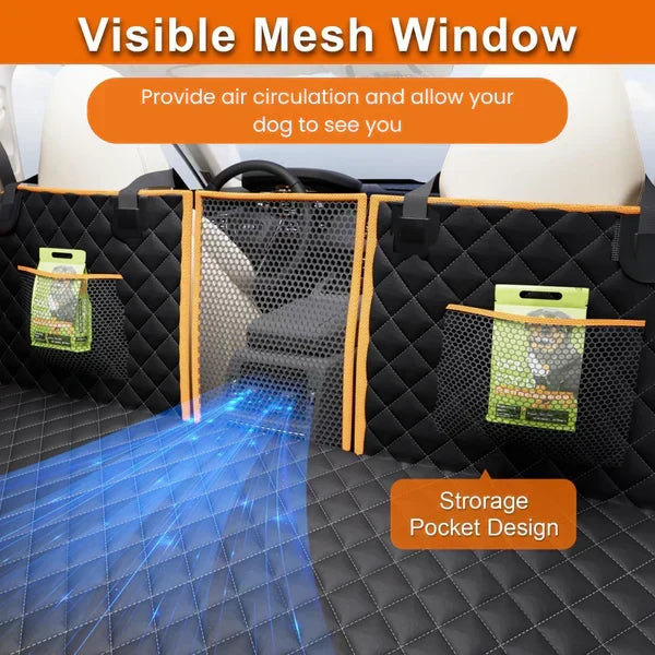 PawMint 2.0™ - Hard Bottom Back Seat Extender + (FREE Dog Bed)