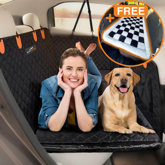 PawMint 2.0™ - Hard Bottom Back Seat Extender + (FREE Dog Bed)