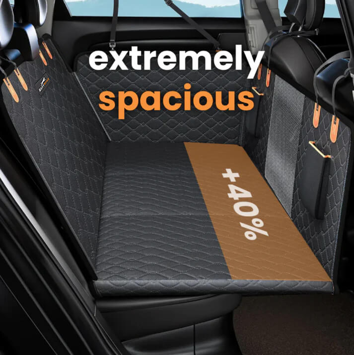 PawMint 2.0™ - Hard Bottom Back Seat Extender + (FREE Dog Bed)