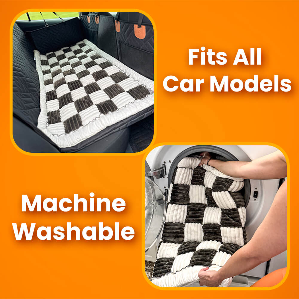 PawMint 2.0™ - Hard Bottom Back Seat Extender + (FREE Dog Bed)
