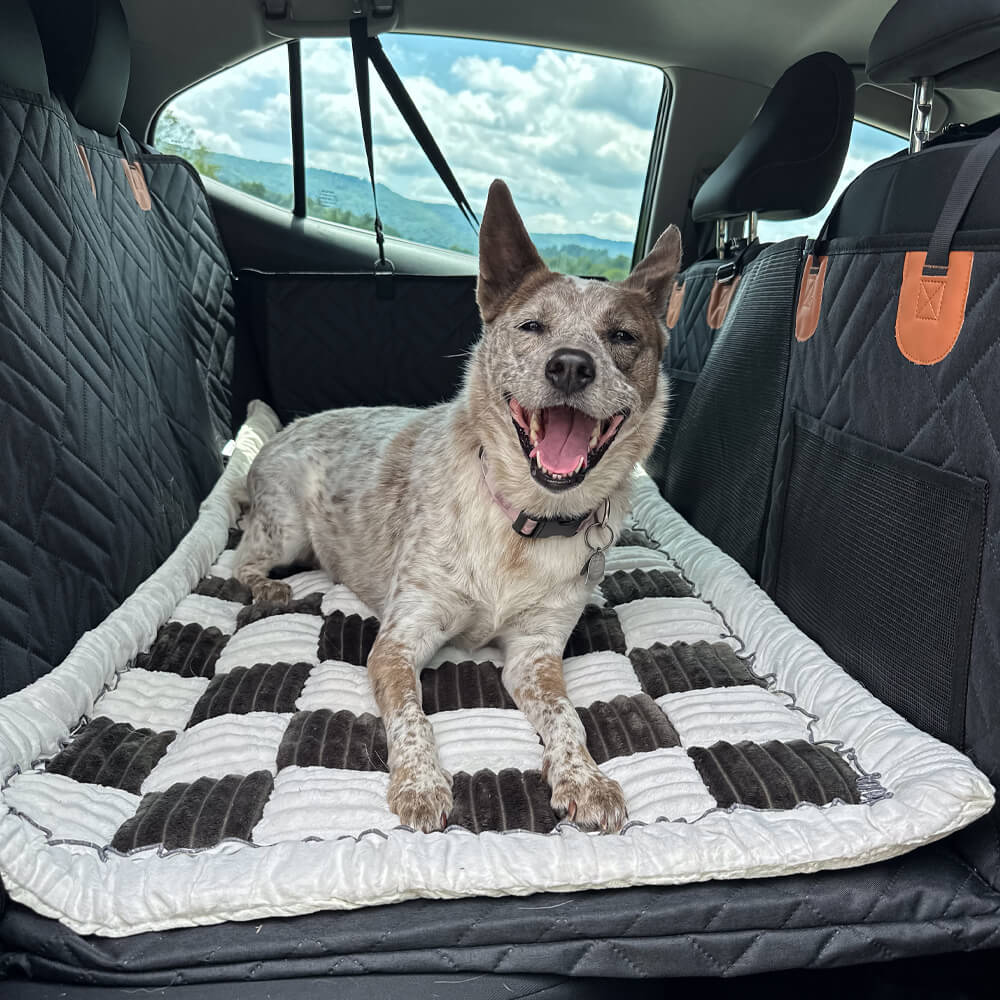 PawMint 2.0™ - Hard Bottom Back Seat Extender + (FREE Dog Bed)