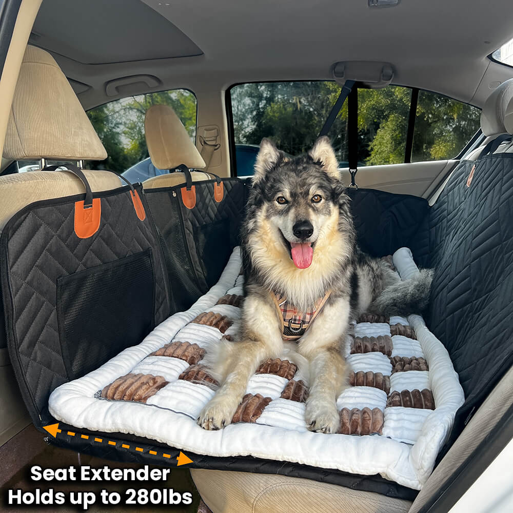 PawMint 2.0™ - Hard Bottom Back Seat Extender + (FREE Dog Bed)