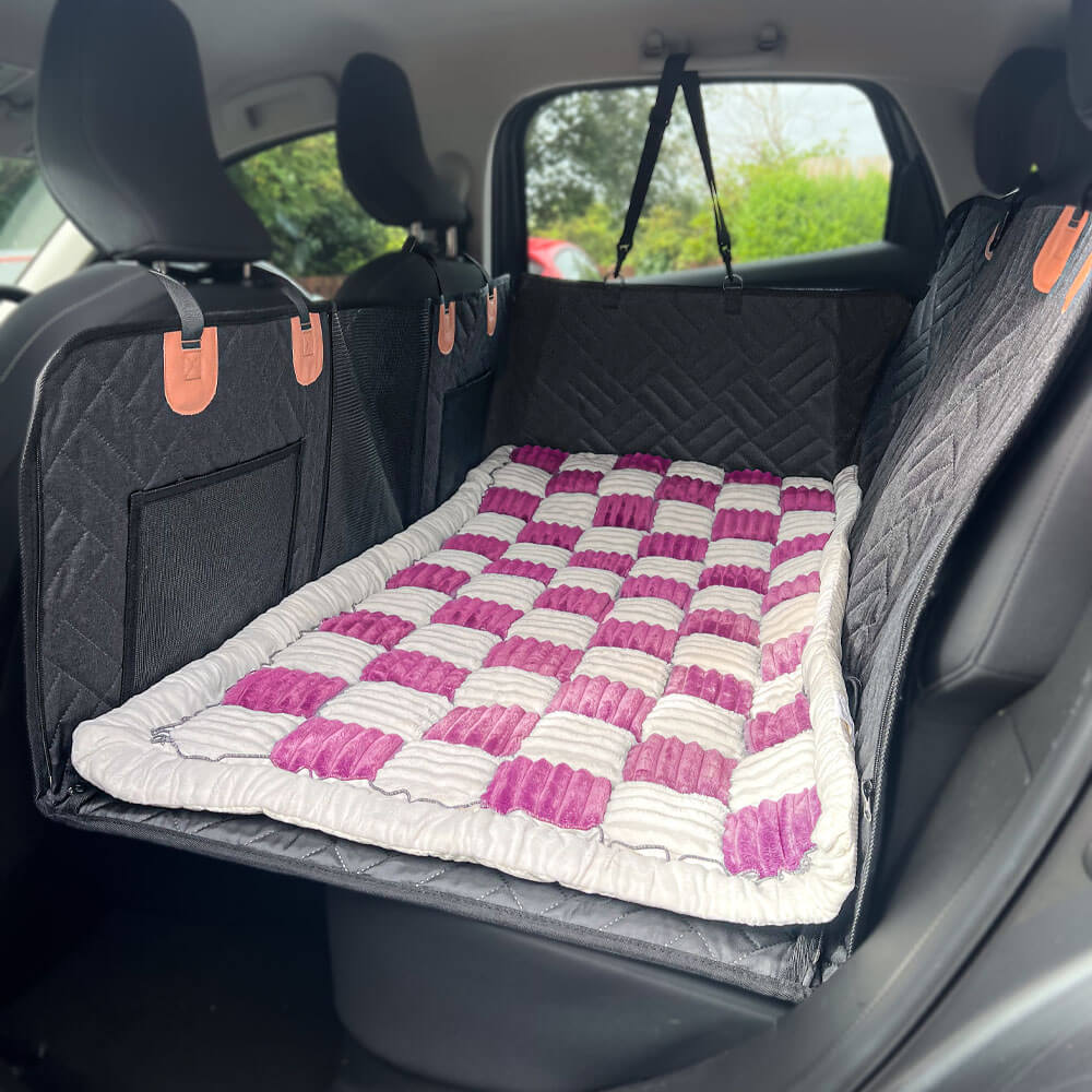 PawMint 2.0™ - Hard Bottom Back Seat Extender + (FREE Dog Bed)