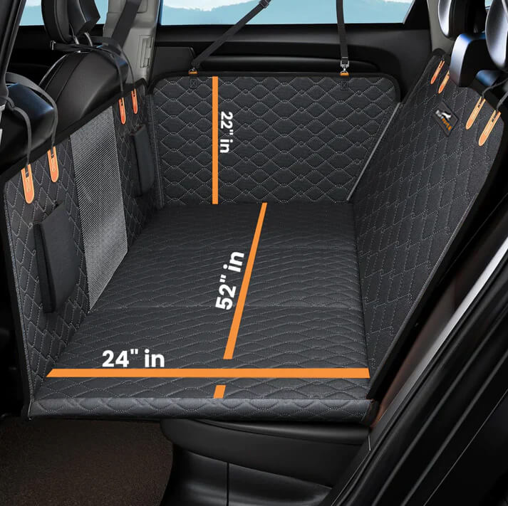PawMint 2.0™ - Hard Bottom Back Seat Extender + (FREE Dog Bed)