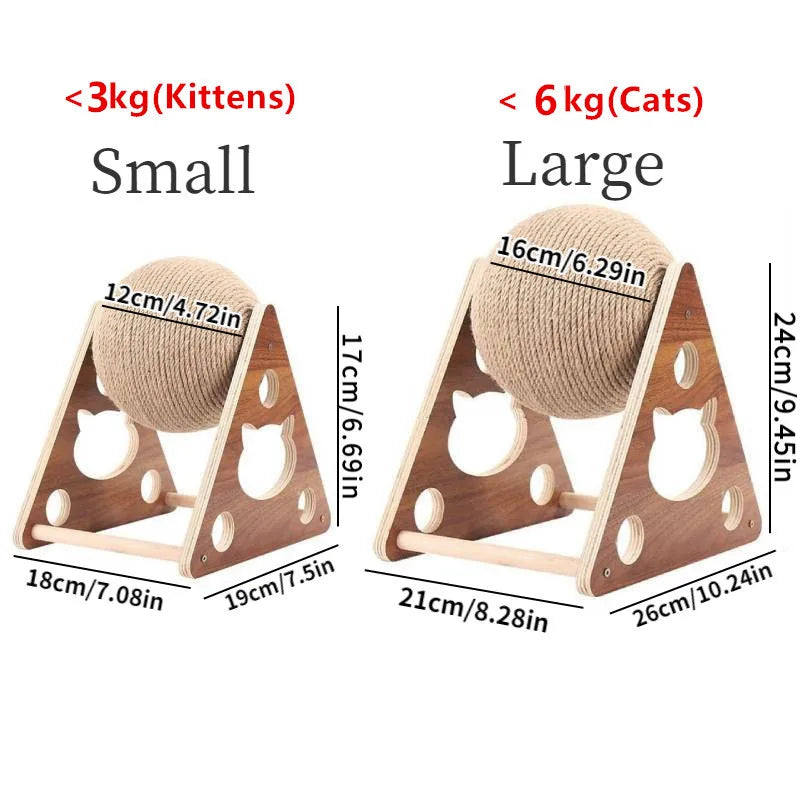 Best Pet Toys™ Sisal Scratch Ball