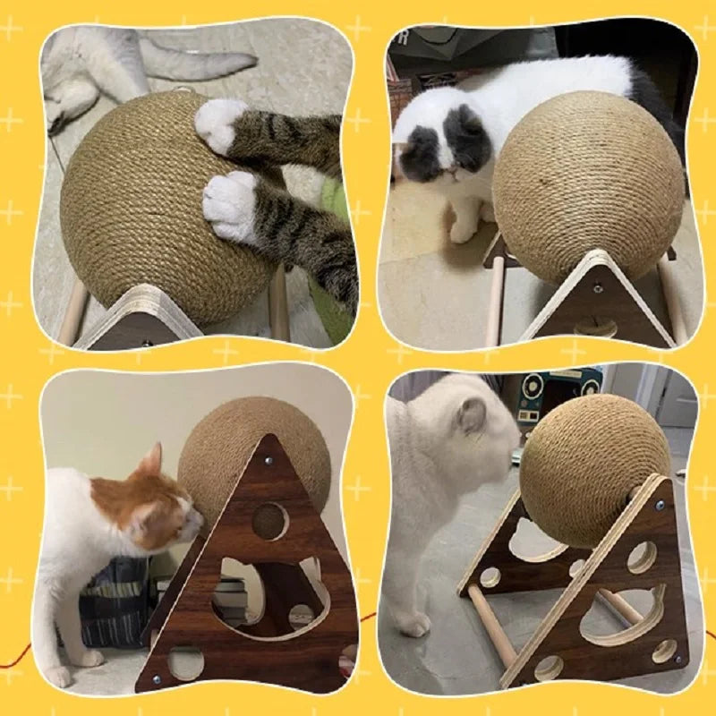 Best Pet Toys™ Sisal Scratch Ball