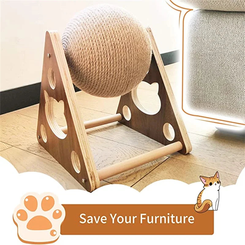 Best Pet Toys™ Sisal Scratch Ball
