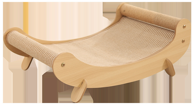Best Pet Toys™ Wooden Scratcher Bed
