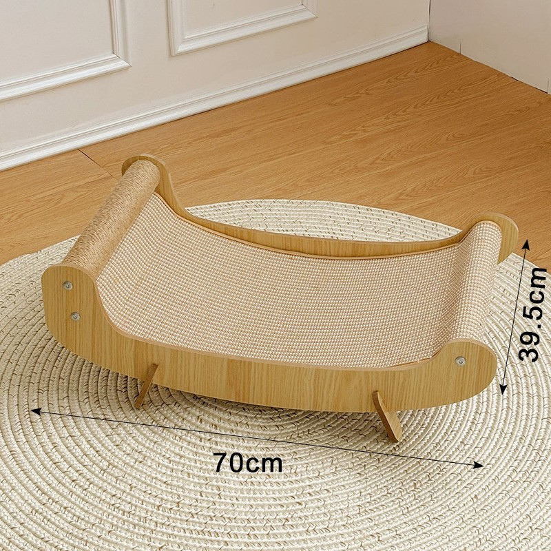 Best Pet Toys™ Wooden Scratcher Bed