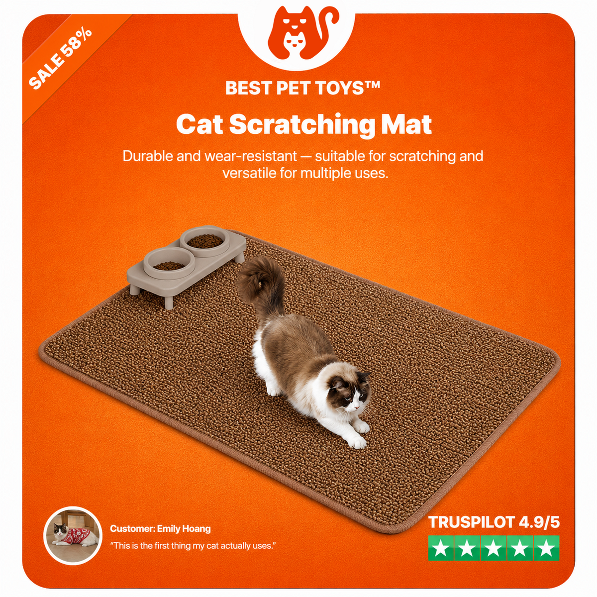Best Pet Toys™ Cat Scratching Mat