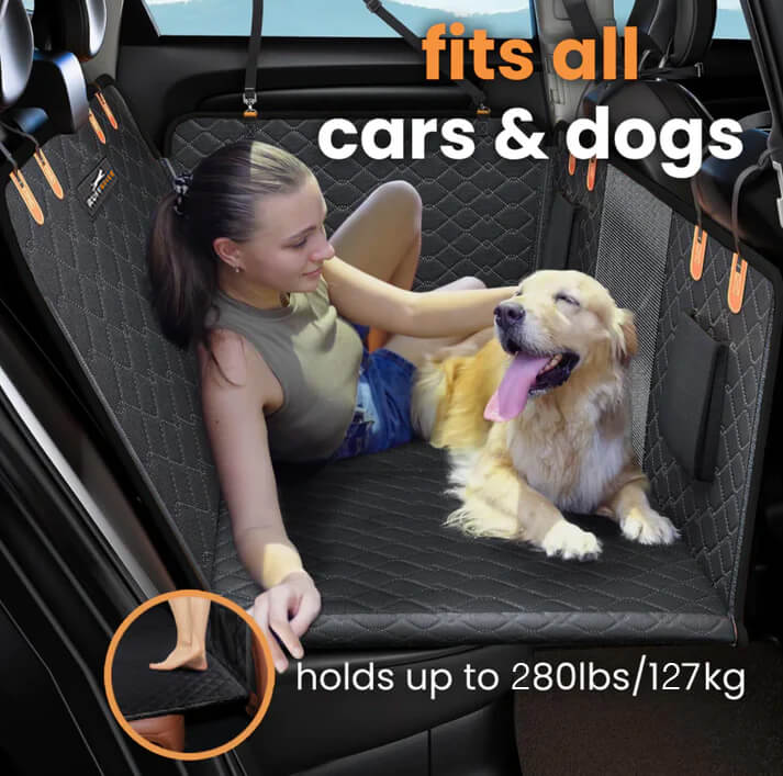 PawMint 2.0™ - Hard Bottom Back Seat Extender + (FREE Dog Bed)